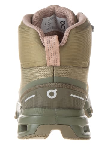 ON RUNNING Botki turystyczne "Cloudrock Waterproof 1" w kolorze khaki