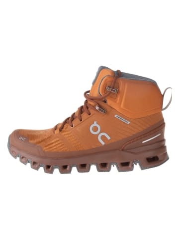 ON RUNNING Botki turystyczne "Cloudrock Waterproof 1" w kolorze pomarańczowym