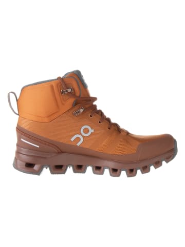 ON RUNNING Botki turystyczne "Cloudrock Waterproof 1" w kolorze pomarańczowym