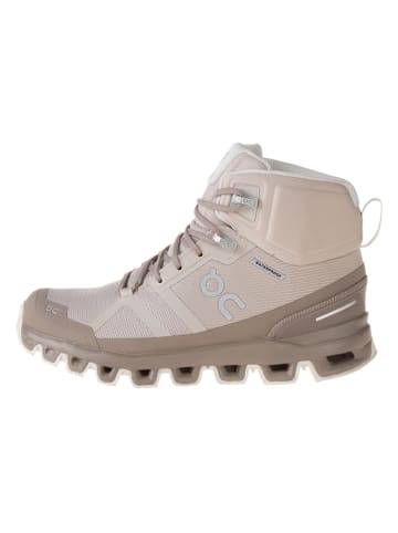 ON RUNNING Botki turystyczne "Cloudrock Waterproof" w kolorze beżowym