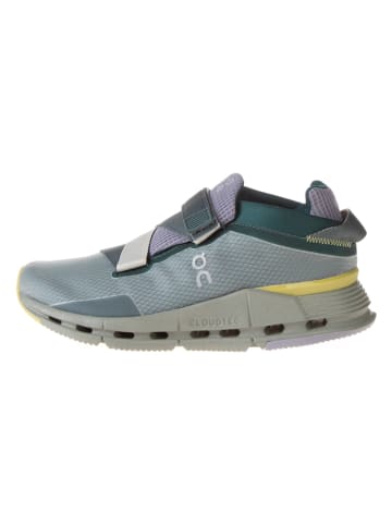 ON RUNNING Buty "Cloudnova Wrap" w kolorze szaro-turkusowym do biegania