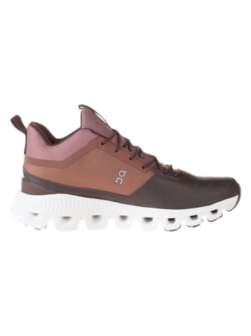 ON RUNNING Wanderschuhe "Cloud Hi Waterproof 1" in Rot/ Grau