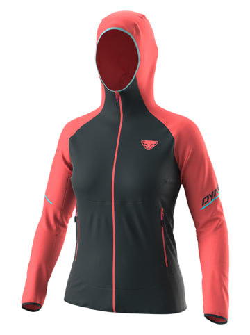 DYNAFIT Funktionsjacke "Transalper" in Schwarz/ Rot