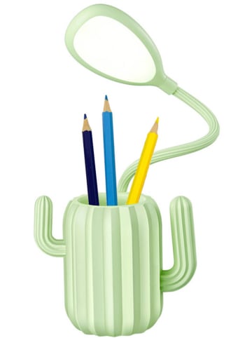 Techkidz LED-Tischleuchte "Cactus" in Hellgrün - (B)13,5 x (H)41,5 x (T)9,8 cm