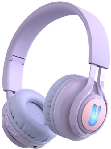 Techkidz Słuchawki "RabbiX" w kolorze fioletowym - 6+