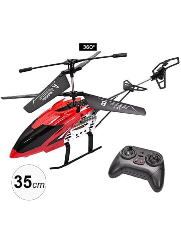 Techkidz Zdalnie sterowany helikopter "Hélicoptère” w kolorze czerwonym –  8 +