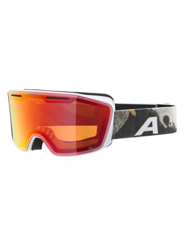 Alpina Ski-/ Snowboardbrille "Nendaz" in Schwarz/ Weiß/ Orange