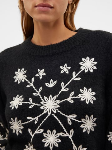 Vero Moda Sweter "Gaia" w kolorze czarnym