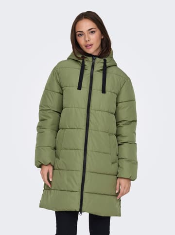 ONLY Wintermantel groen