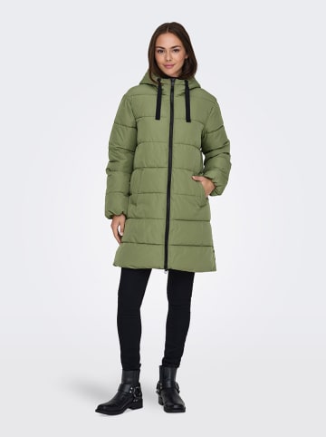 ONLY Wintermantel groen