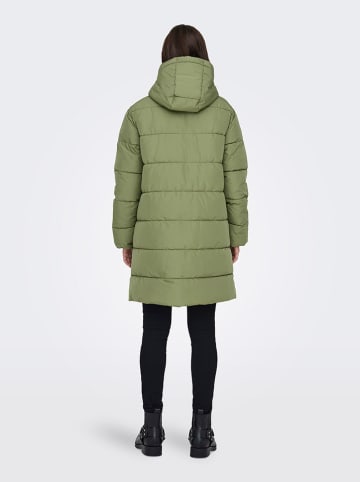 ONLY Wintermantel groen