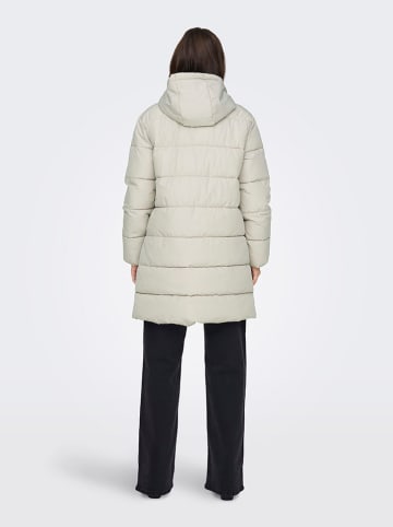 ONLY Wintermantel in Creme