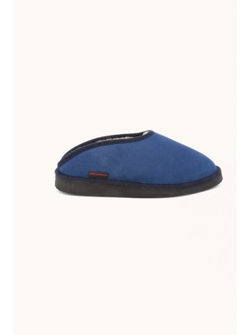 kitz-pichler Leren pantoffels "Fatima" blauw