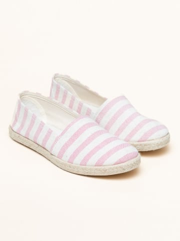 kitz-pichler Espadrilles "Camping Linen duo" wit