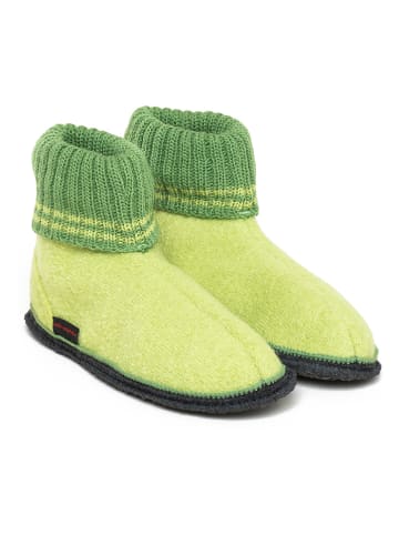 kitz-pichler Hüttenschuhe "Oetz" in Grün