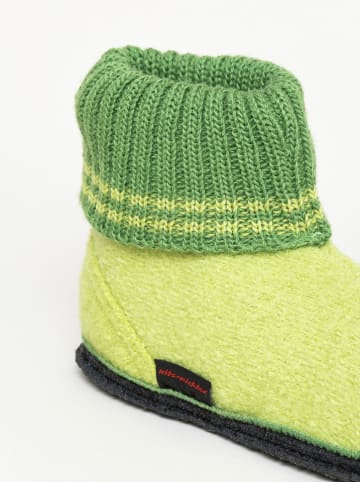 kitz-pichler Hüttenschuhe "Oetz" in Grün