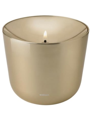 Stelton Öllaterne ''Solis'' in Beige - (H)10 x Ø 11,5 cm