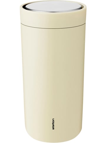 Stelton Thermobecher ''To Go Click'' in Creme - 400 ml