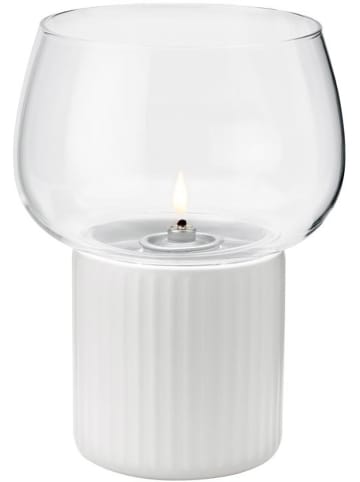 RIG-TIG Öllaterne ''Hygge'' in Weiß - Ø 12 cm