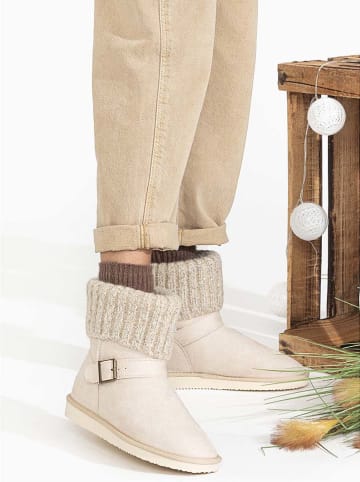Blackfield Winterboots "Kylie" in Creme