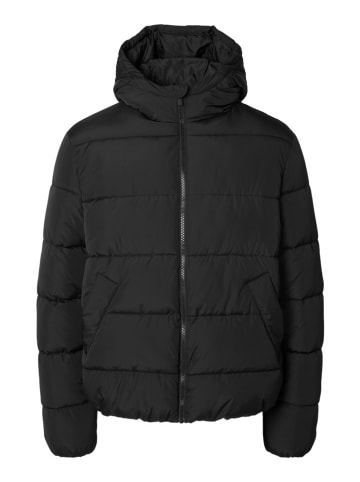 SELECTED HOMME Steppjacke in Schwarz