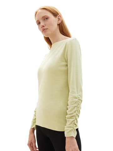 Tom Tailor Longsleeve in Hellgrün