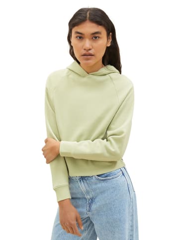 Tom Tailor Hoodie in Hellgrün