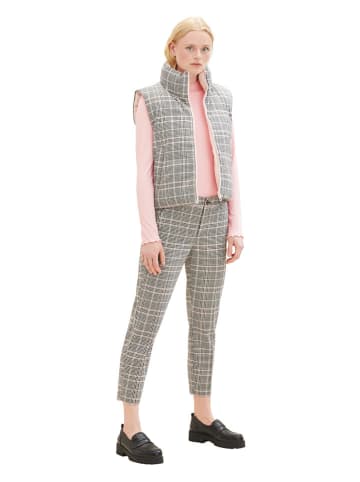 Tom Tailor Hose in Grau/ Beige