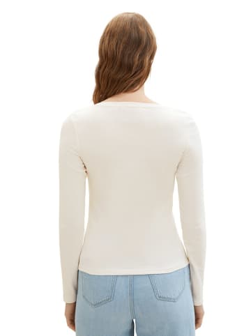 Tom Tailor Longsleeve in Creme