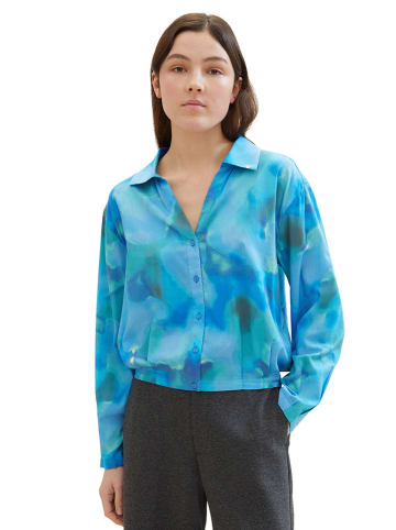 TOM TAILOR Denim Bluse in Blau