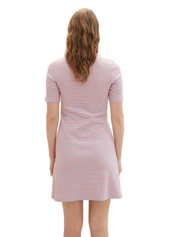 Tom Tailor Kleid in Rot/ Weiß/ Blau