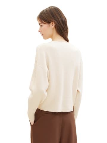 Tom Tailor Pullover in Creme