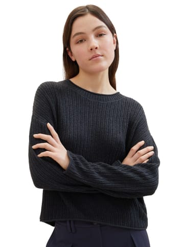 Tom Tailor Pullover in Dunkelblau