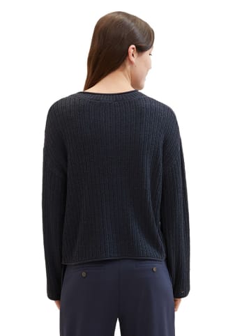 Tom Tailor Pullover in Dunkelblau