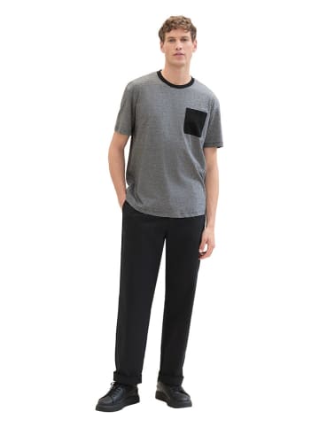 Tom Tailor Shirt in Schwarz/ Weiß