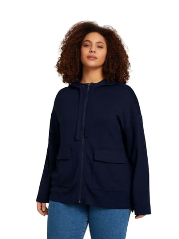 Tom Tailor Sweatvest donkerblauw