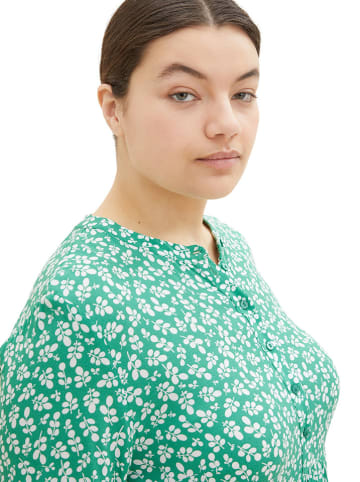Tom Tailor Jurk groen/wit