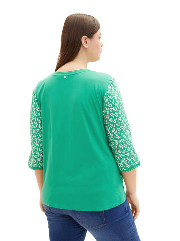Tom Tailor Longsleeve groen/wit