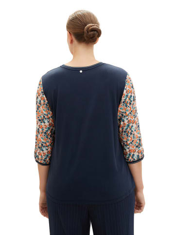 Tom Tailor Longsleeve in Bunt/ Schwarz