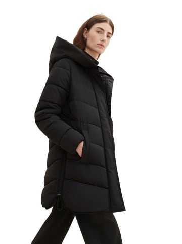Tom Tailor Wintermantel in Schwarz