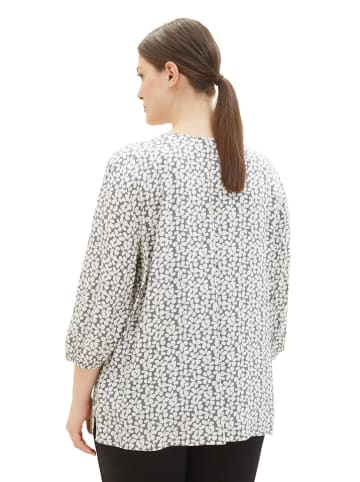 Tom Tailor Blouse grijs/wit