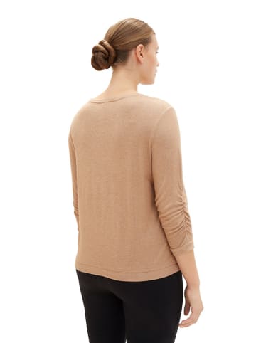 Tom Tailor Longsleeve lichtbruin