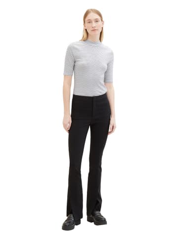 Tom Tailor Shirt in Weiß/ Schwarz