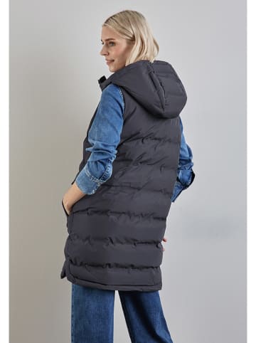 Street One Doorgestikte bodywarmer donkerblauw