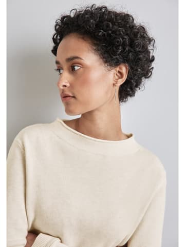 Street One Pullover in Creme
