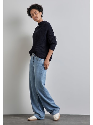 Street One Sweter w kolorze granatowym