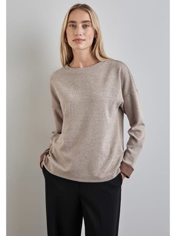 Street One Sweter w kolorze beżowym