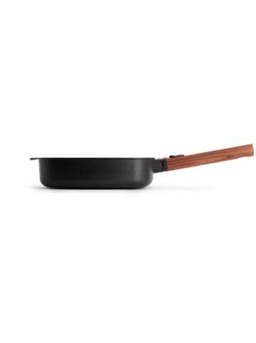 Woll Braadpan zwart/braun - (L)24 x (B)24 cm