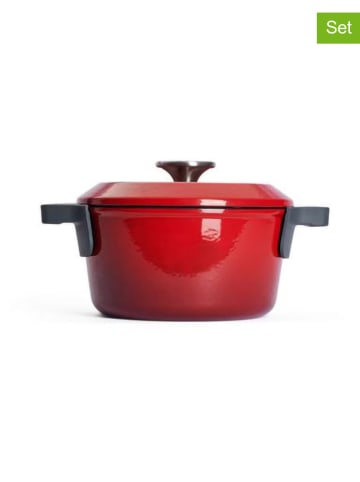 Woll 2tlg. Set: Kochtopf in Rot - 1,9 l