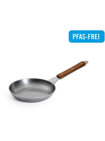 Woll Braadpan zilverkleurig/lichtbruin - (H)5 x Ø 20 cm